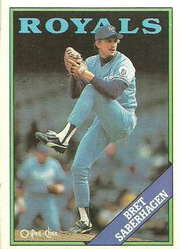 1988 O-Pee-Chee Baseball Cards 005      Bret Saberhagen